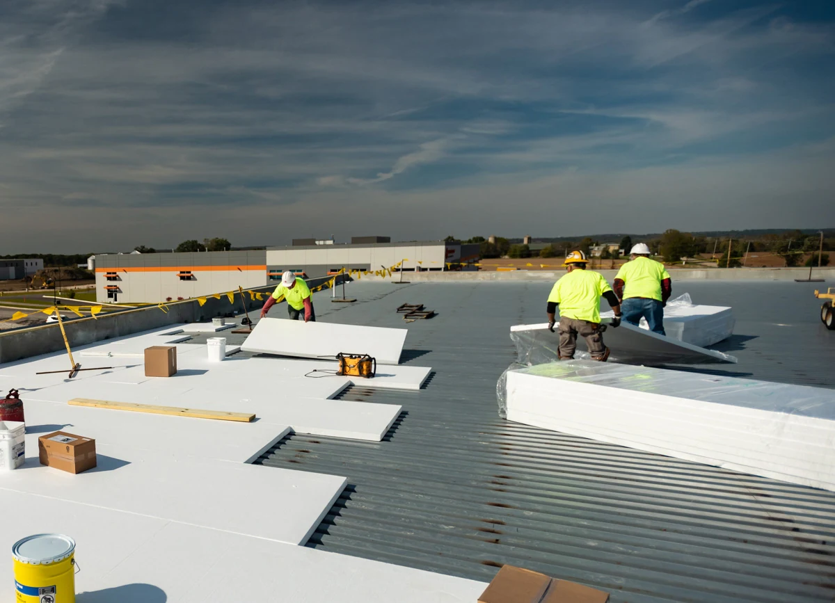 Commercial reroofing in Eugene Oregon Commercial reroofing in Eugene Oregon